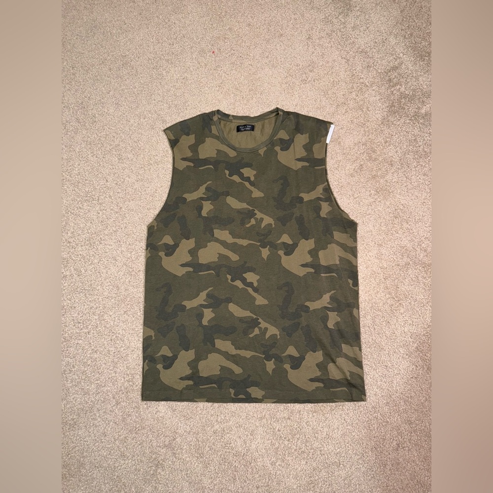 Zara Man Sleeveless Muscle T-shirt Tee Tank Top